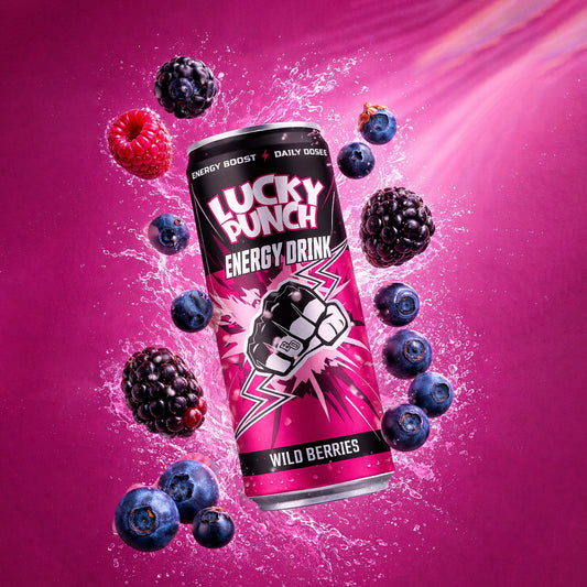 LUCKY PUNCH ENERGY DRINK WILD BERRIES