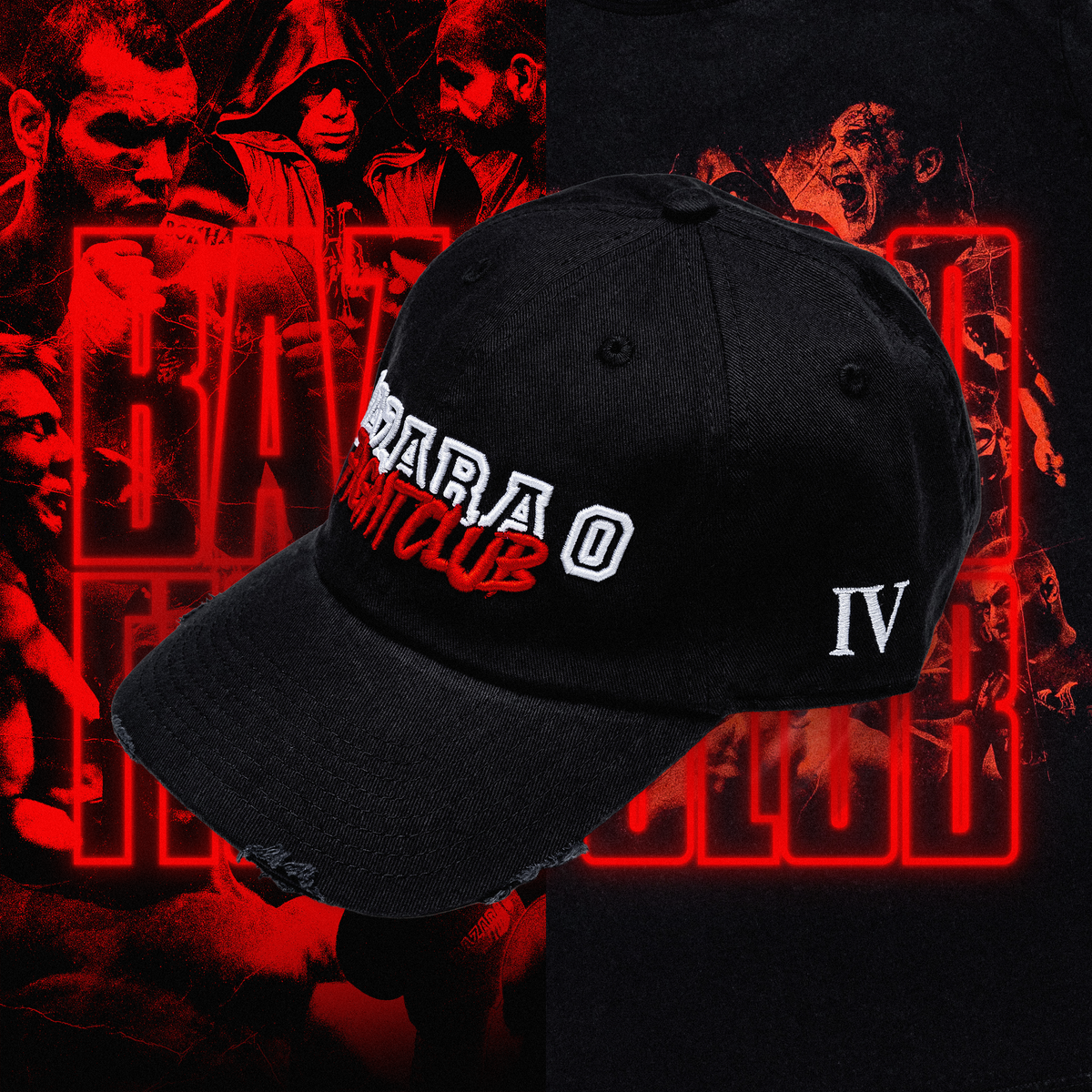 BAZARA 0 FIGHT CLUB IV BASEBALL CAP