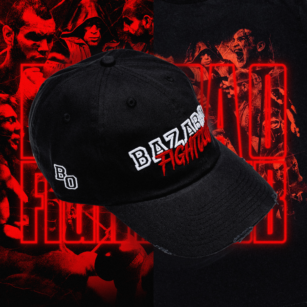 BAZARA 0 FIGHT CLUB IV BASEBALL CAP